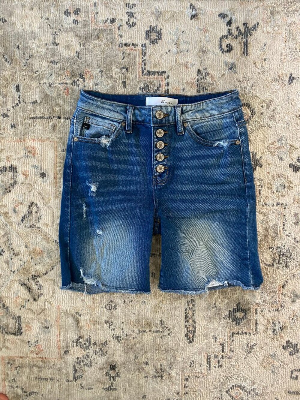 KanCan distressed high waisted shorts